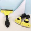 Handheld Pet Hair Cleaning Brushes Non-slip Handle V-shaped Comb Teeth Pet Hair Remover Push To Remove Hair
