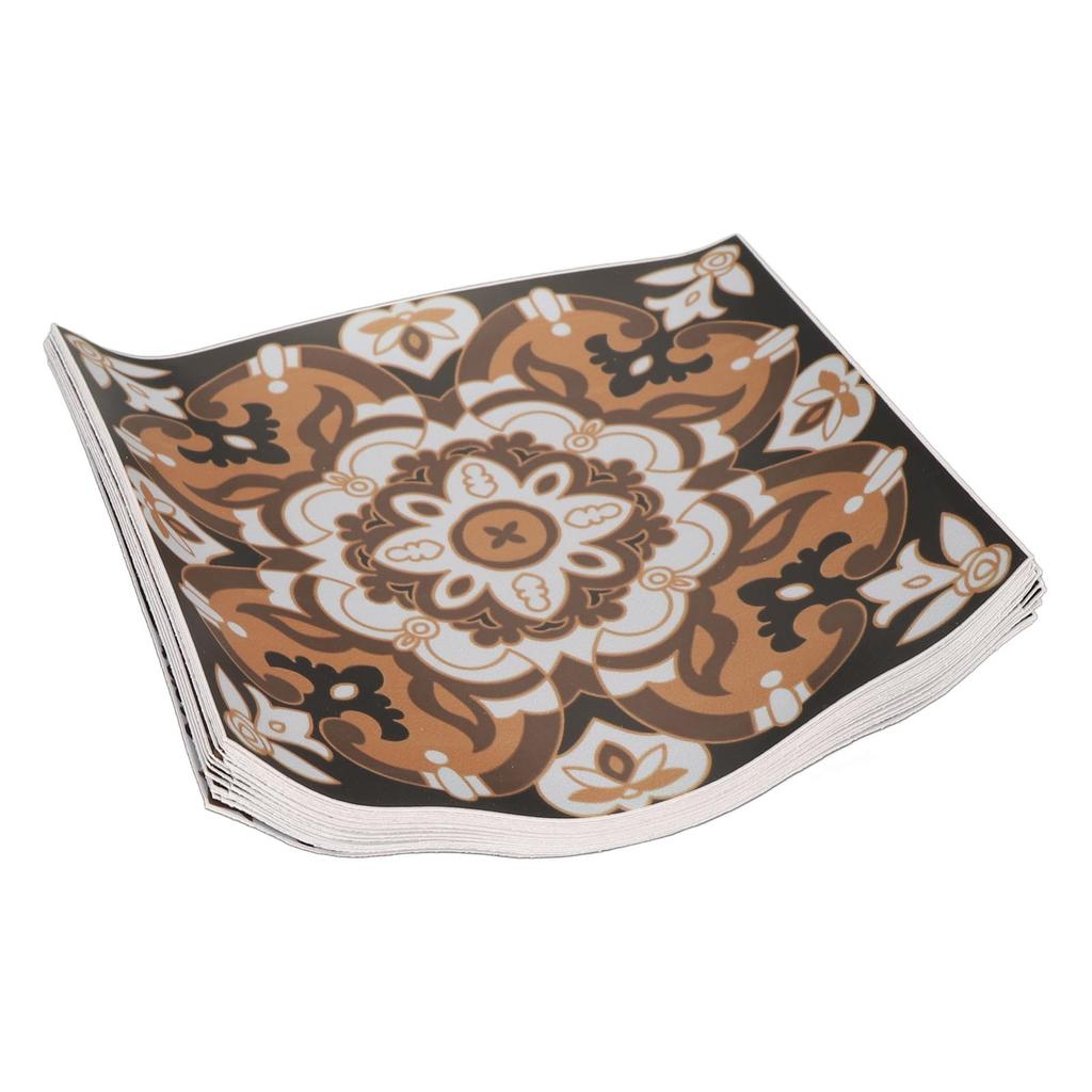 24 buc autocolant faianță 15 x 15 cm impermeabil rezistent la ulei retro autoadeziv autocolant de perete pentru casă baie bucătărie HZ035