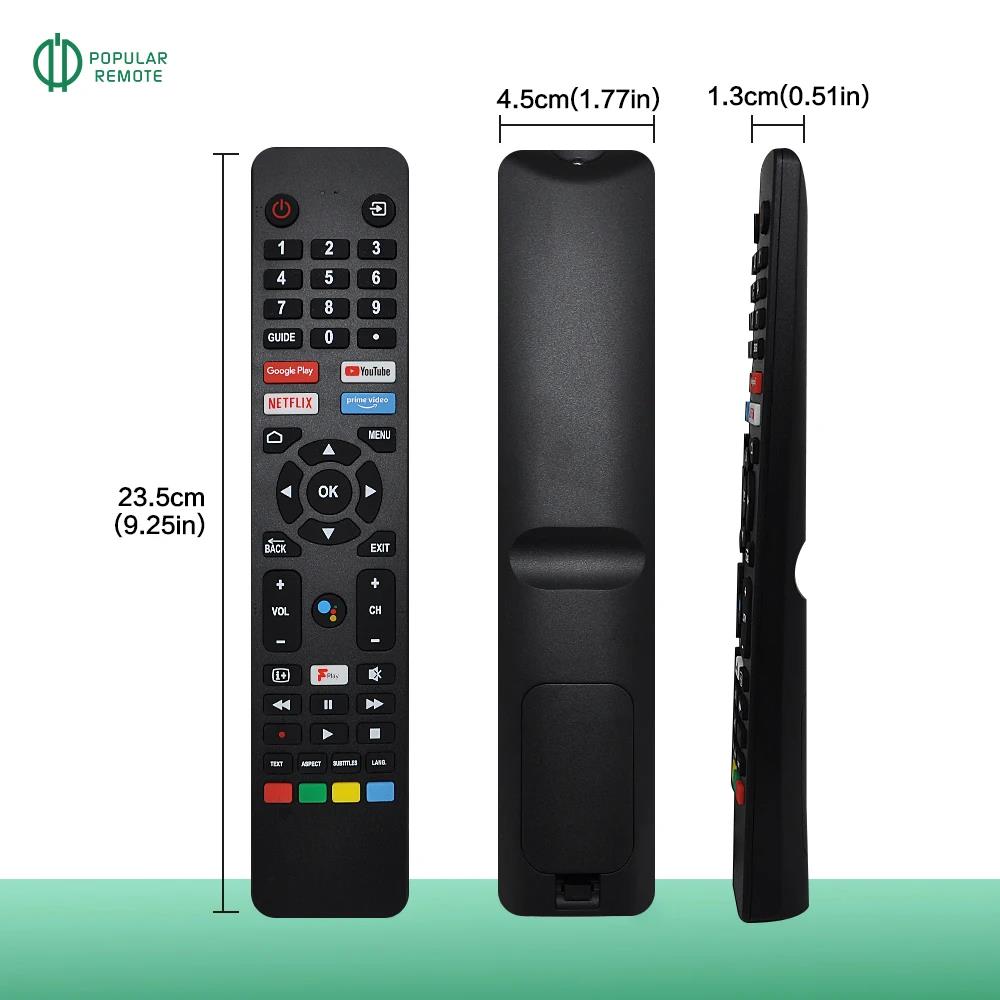 RM-C3250 Sprach-TV-Fernbedienung Ersetzt Passend für JVC Remoto Polaroid/JVC/Logik/Hitachi Smart 4k HDTV Android TV 3