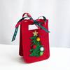 2PCS Thickened New Year Gift Bag Red Green Christmas Apple Bag Christmas Gift Bag  Home Decoration