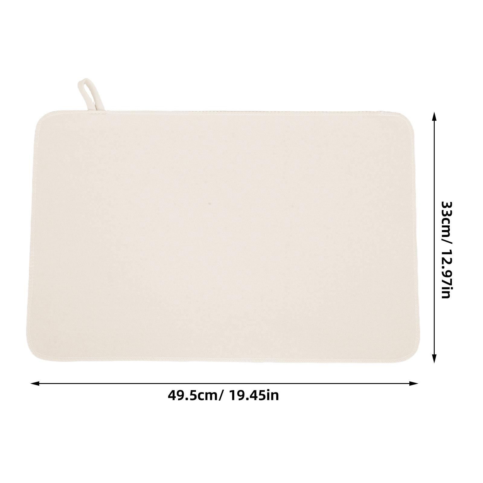 

2Pcs Sauna Bench Pad Felt Cushion for Comfortable Seating Moisture Wicking Portable Use in Steam Sauna Home Spa Bath Accessories бежевый