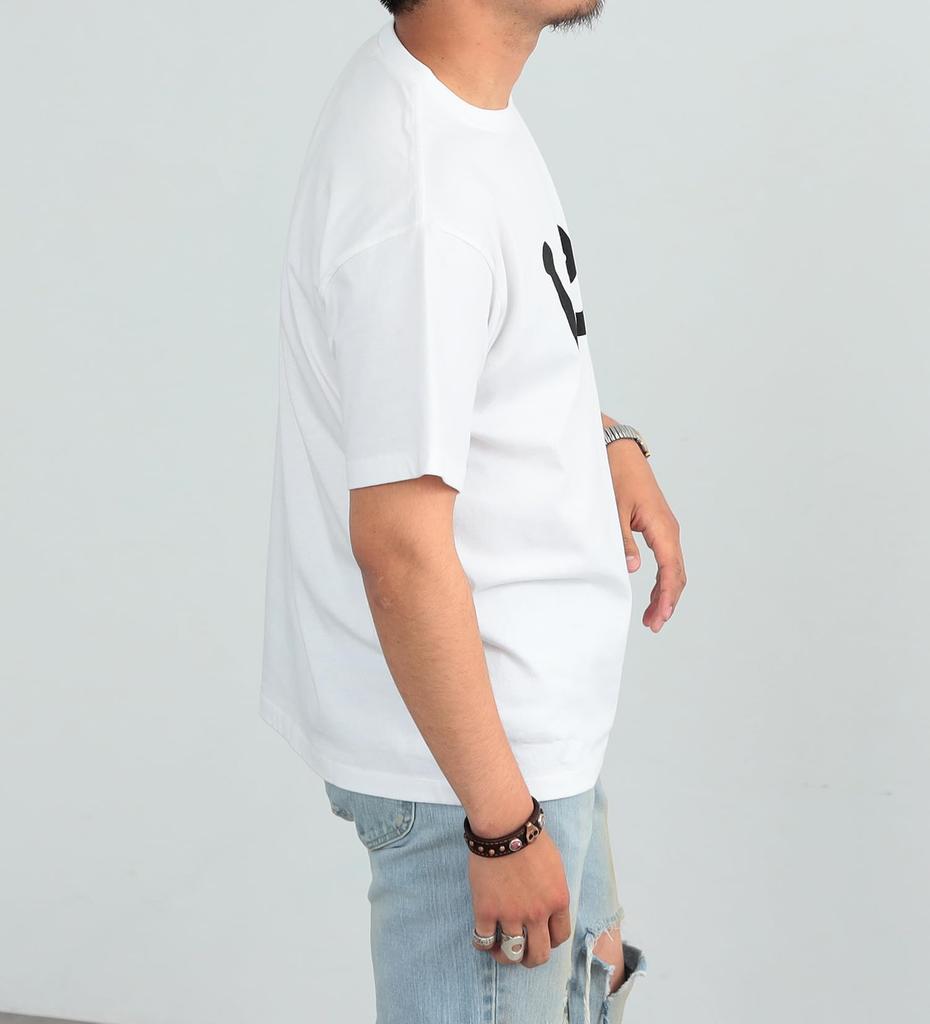 Lee Short Sleeve Logo Print Size S Men's T-Shirt, White,