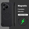 Ultra Thin Frameless Magnetic Case for HUAWEI Pura 80 Pro Plus Magsafe Hard Wireless Charging Cover for Pura 80 Ultra