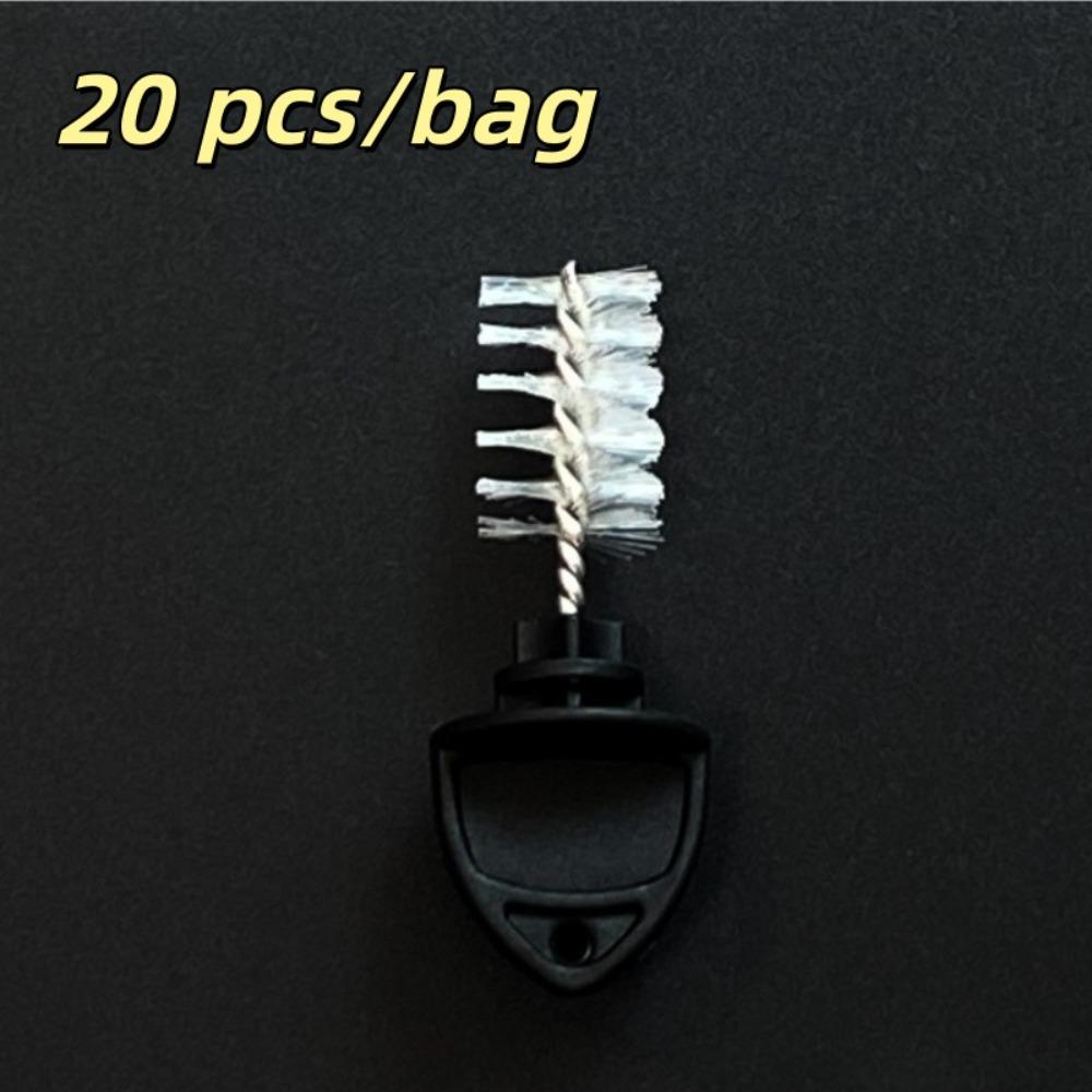 20 pcs/bag Food Grade Beer Faucet Cleaning Brushes Food Grade Pipeline Brushes  Daily Maintenance чёрный