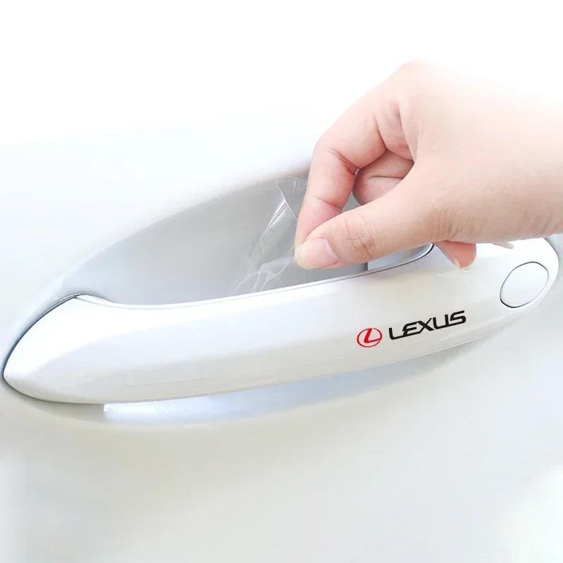 Naklejki ochronne na miseczki drzwi samochodowych dla Lexus ES330 ES350 NX300H RX400H IS300 GX470 RX450 IS250 GX460 CT200H GS400 Wewnętrzne wykończenie