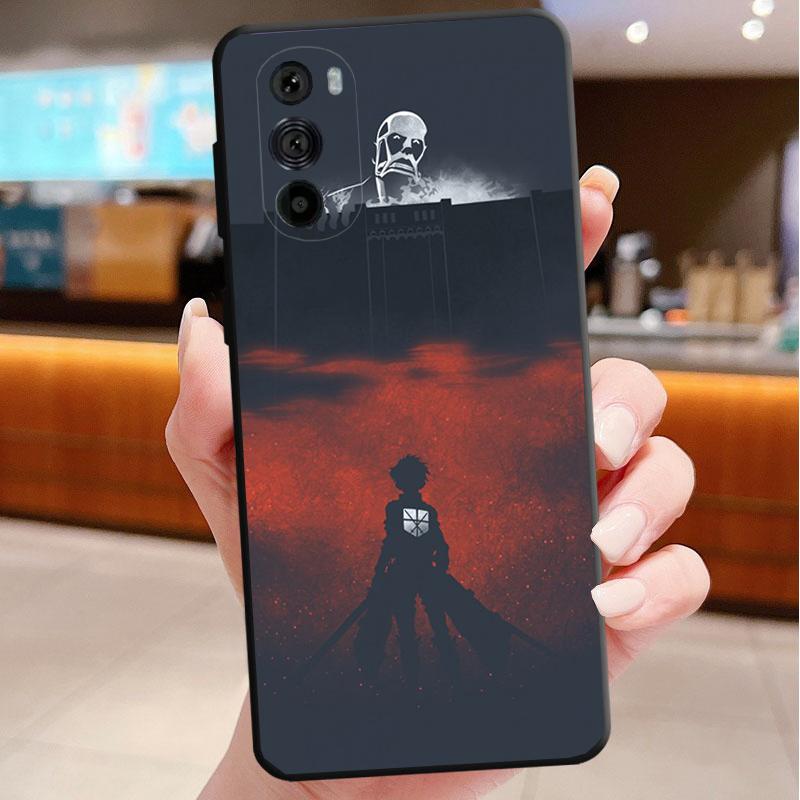 

Phone Case For Motorola Edge 50 40 Pro 60 50 40 30 Ultra Neo Fusion G85 G72 G53 G54 G84 G13 G32 Anime Japanese attack on Titan Moto G32