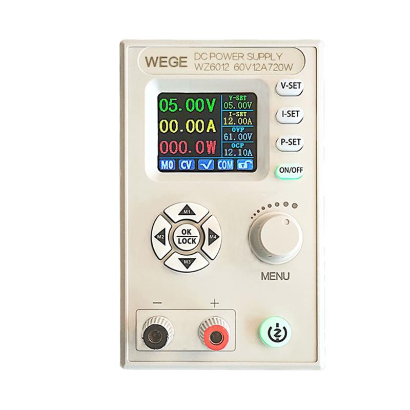 60V 12A Adjustable CNC for DC Power Supply Step-down Power Supply Module Constant Voltage Constant Current LCD Screen