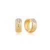 Ania Haie Sparkle Chubby 925 Silver Hoop Earrings E054-05G