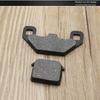 2Pcs Heat Resistant Electric Scooter Brake Pads Noiseless Braking Pads Replacement for E-Bikes Motorcycles Outdoor Riding