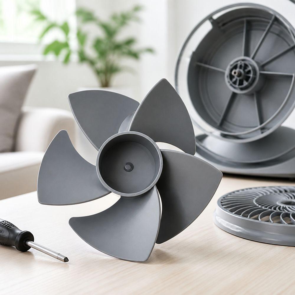 Blade Design Fan Blade Assembly Plastic Floor Fan Accessory for Midea GAF20CA FGA20VB