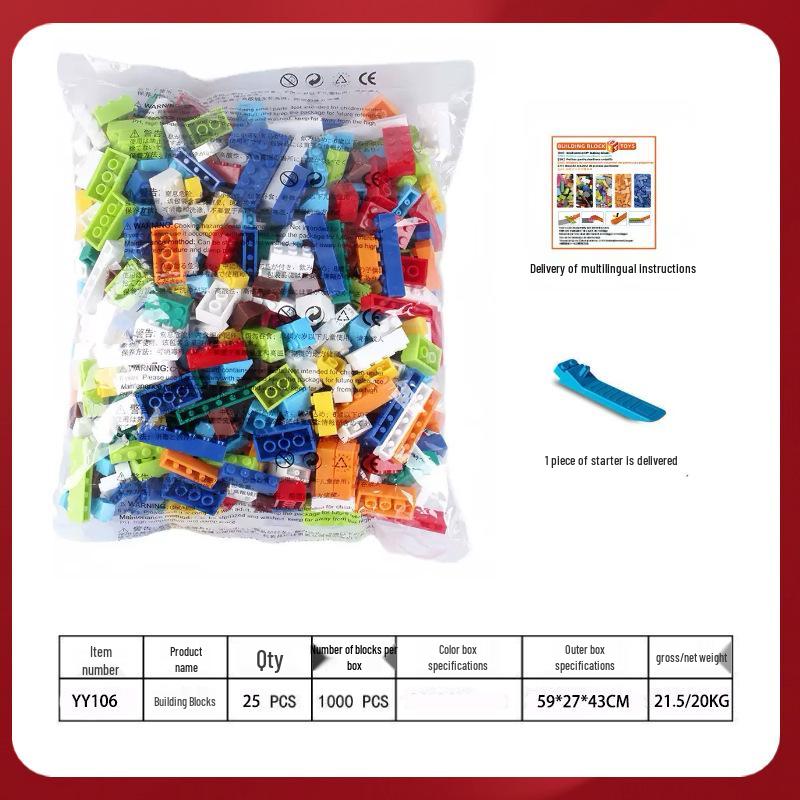 Australian 1000-Piece Mini Building Blocks Compatible with Lego - DIY Assembly Toy for Kids