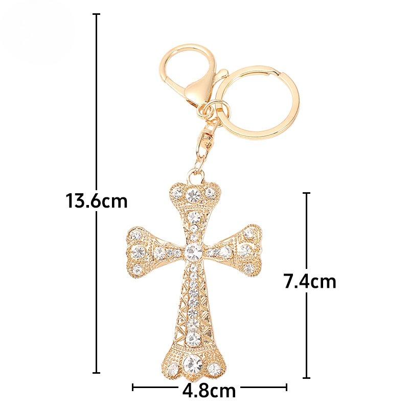 Fashion Creative Pendant Cross Keychain Car Bag Pendant Small Gift