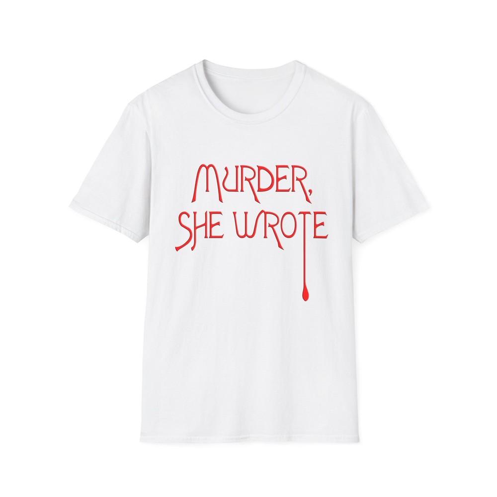

murder, she wrote vintage style in red tshirt 2XL