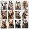 5D Diamond Painting Kit Dog Full Rhinestone Animal Mosaic Inlay Full Diamond Gem Embroidery Fantasy Wall Decoration Living Room