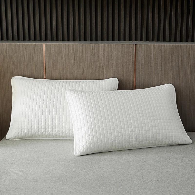 Simple Cotton Pillow Cover Dust Proof Pillow Cases for Home Hotel Stain Prevention Pillow Case Pillow Towel for Sleeping Pillows