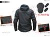 Model Motorcycle Jacket Protection Windbreaker Jacket 5L [Motobase] Spring/Autumn Windproof/Waterproof MBWB-01 Black/Black