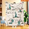 Throw Blanket Blue Bow Tie Print Cute Ribbon Motif Soft Cozy Wrap For Bedroom Living Room And Sweet Girly Home Decor