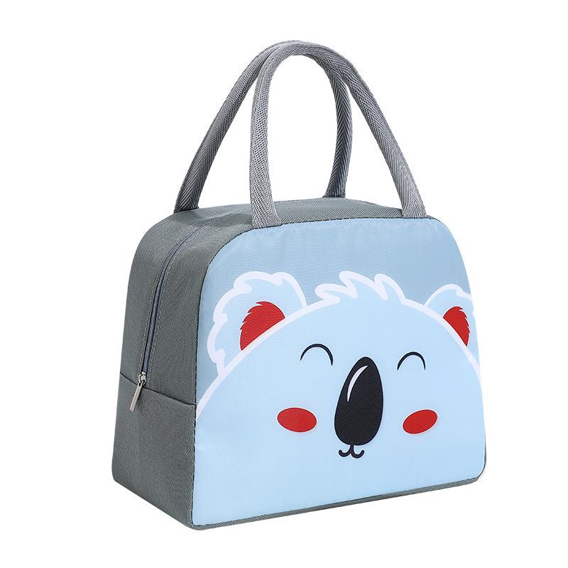 European & American Cartoon Insulated Bento Lunch Bag for Kids