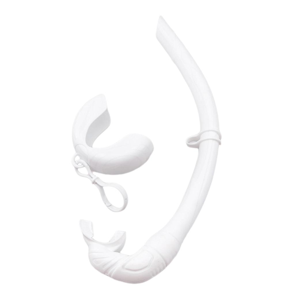 Flexible Roll Up Silicone Snorkel Swimming Swim Snorkel with Hanging Buckle Freediving Snorkel Diving Accessories