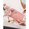 Portable Stand-Up Cosmetic Bag for Women Travel Clear Zipper Makeup Bag Oxford Makeup Brush Holder Organizer Bag Toiletry Bag