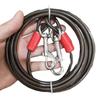 3/5/10 Meter Dog Tie Out Cable Heavy Duty Dog Outdoor Supplies Double Head Leash  for Two Dogs