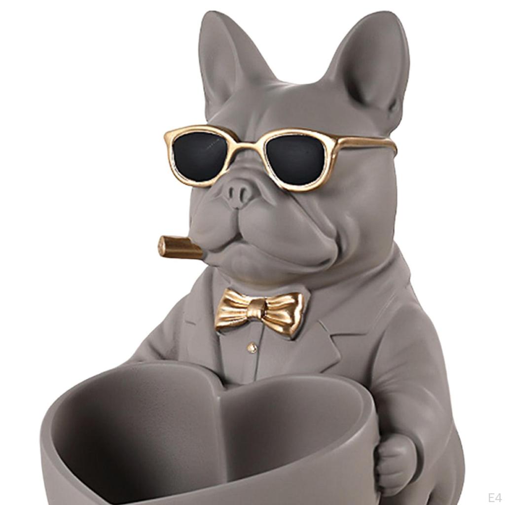 Figurine Key Holder Bowl for Tabletop Use 6.3x8.3x8.3inch Storage Solution