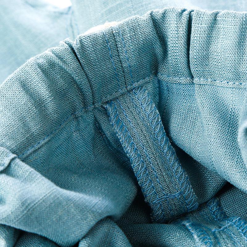 Children's Cotton and Linen Trousers Spring and Summer Thin Linen Pants Harem Pants Baby Mosquito Bloomer Pants