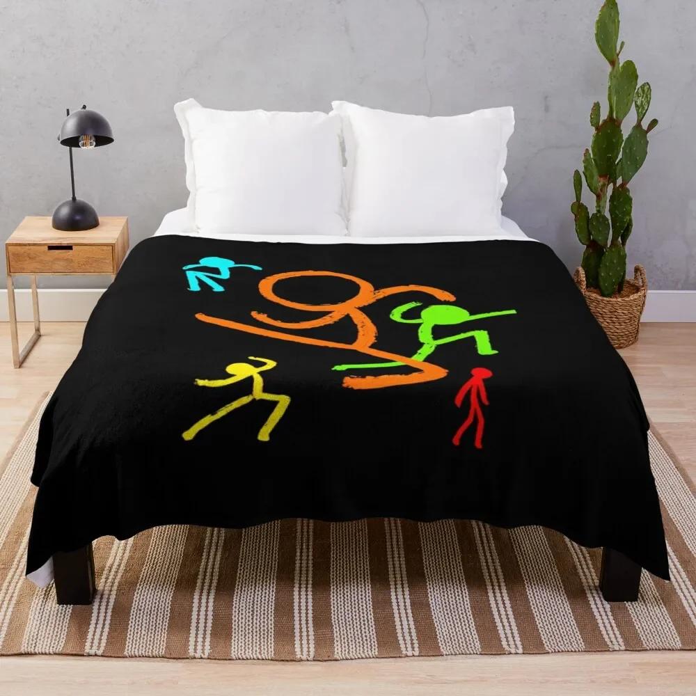 Exquisite Fashion Items Unisex White Alan Becker Throw Blanket Hair Fashion Sofas Soft Blankets