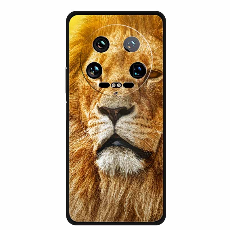 For Xiaomi 14 Ultra 5G Case 6.73" Luxury TPU Soft Silicone Back Cover for Xiaomi 14 Ultra Phone Cases Mi 14Ultra Funda TPU Shell