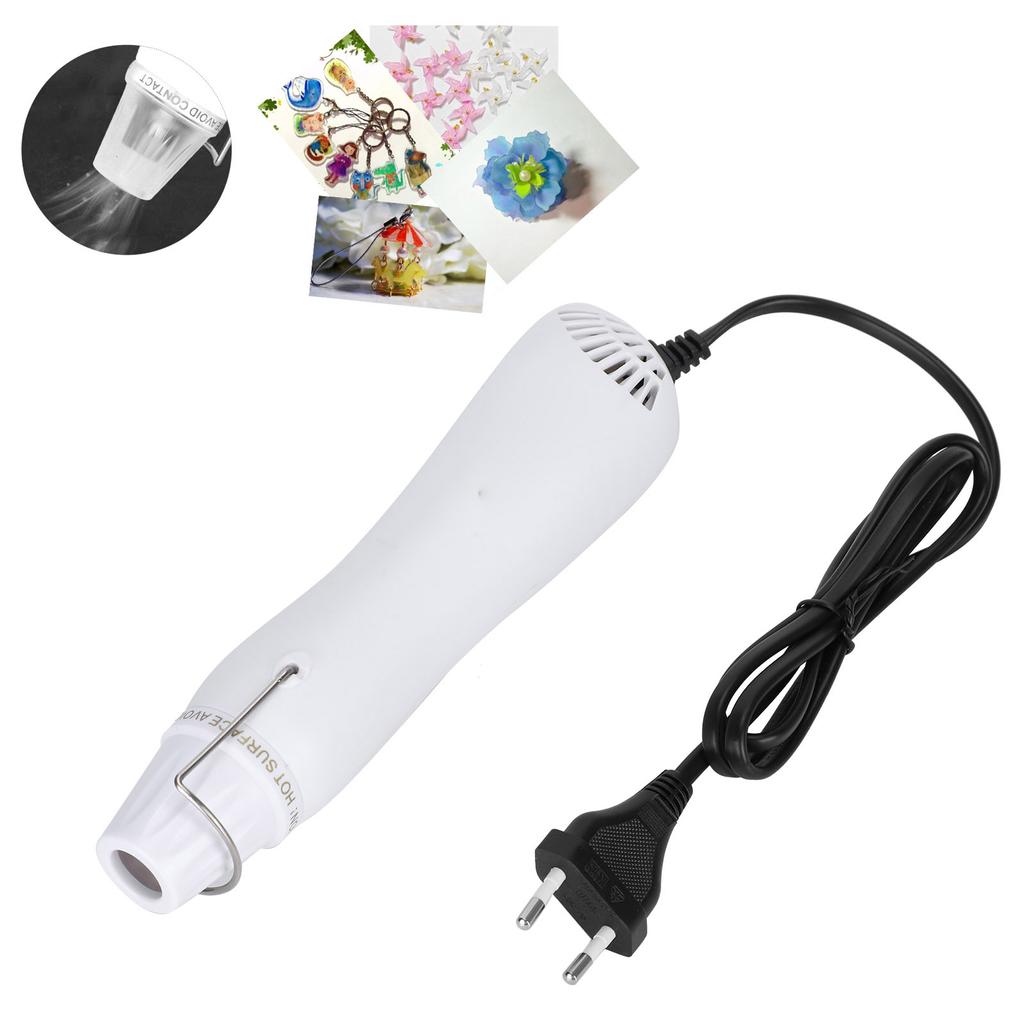Hot Gun White Dual-Speed Heat Shrinkable Sheet Quick Setting Tool EU Plug 220V