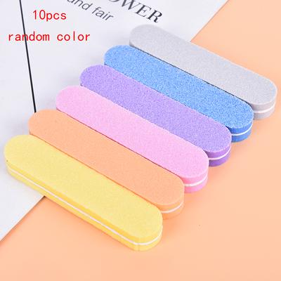10τμχ Μπλοκ Λείανσης Νυχιών Αρχεία Σμύριξης Σφουγγάρι Αρχείο Νυχιών Γυαλιστικό Εργαλεία Μανικιούρ