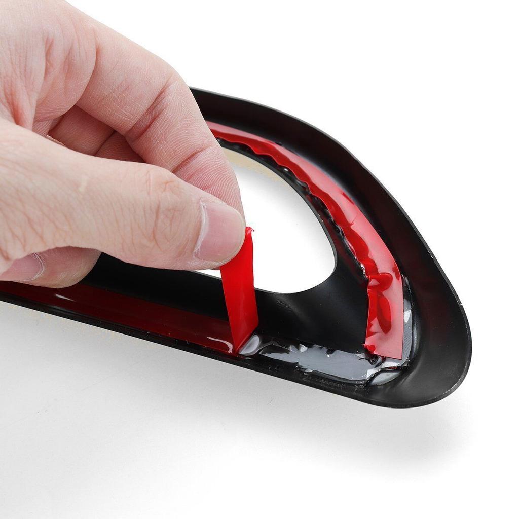 2x svart titan bakcylinder avgasrörsskydd för Honda Accord 2018-2021