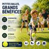 Set de 6 Balles Jaunes Classiques pour Tennis – Balles pour Entraînement, Loisirs et Jeux Extérieur