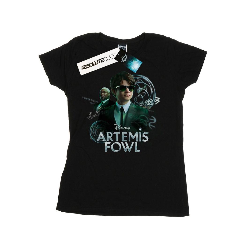Disney Womens/Ladies Artemis Fowl Butler Poster Cotton T-Shirt
