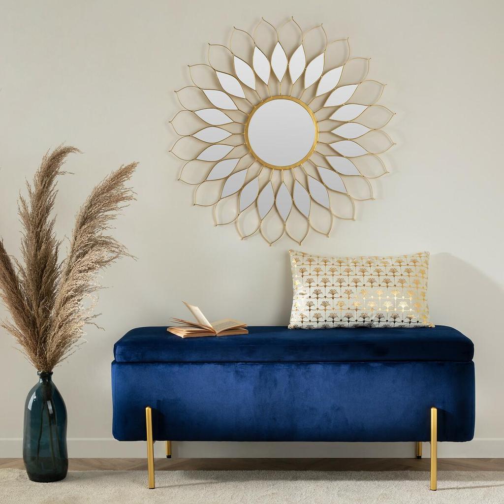 Dame J GLASS VASE 73 Cm Blue RECYCLED