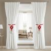 2PCS Curtain Holder Pearl Curtain Buckle Adjustable Curtain Binding Curtain Straps  Living Room