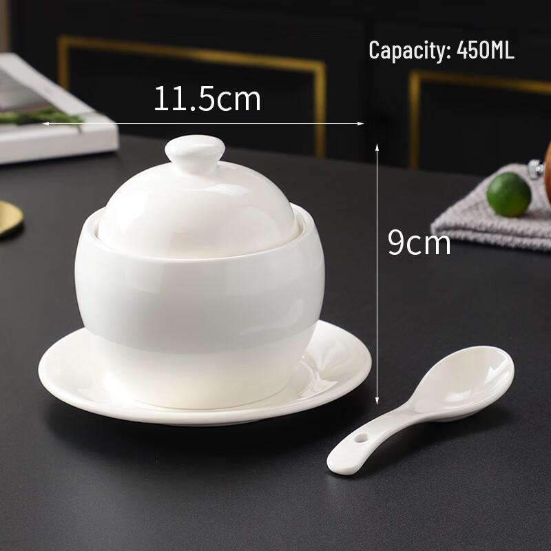 Ceramic Double Boiler Stew Cup Set
