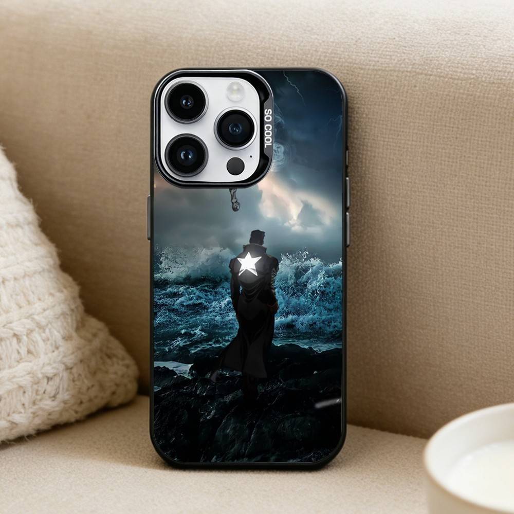 Anime J-JoJo's Bizarre Adventure HOT  Phone Case For iPhone 16,15,14,13,12,17,Pro,MAX Black Matte Shockproof Cover