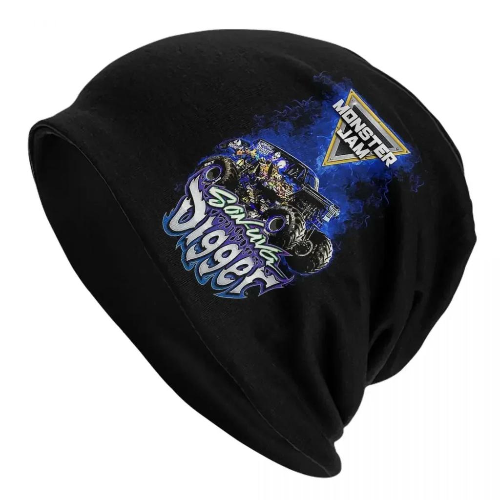 Classic Monster Jam Pattern Unisex Adult Beanies Caps Knitting Bonnet Hat Warm Hip Hop Autumn Winter Outdoor Skullies Hats