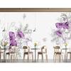 Carta da Parati Moderna 3D Stereo Fiore Murale Floreale Pittura Murale Sfondo Soggiorno TV Divano Camera da Letto Arredamento Casa