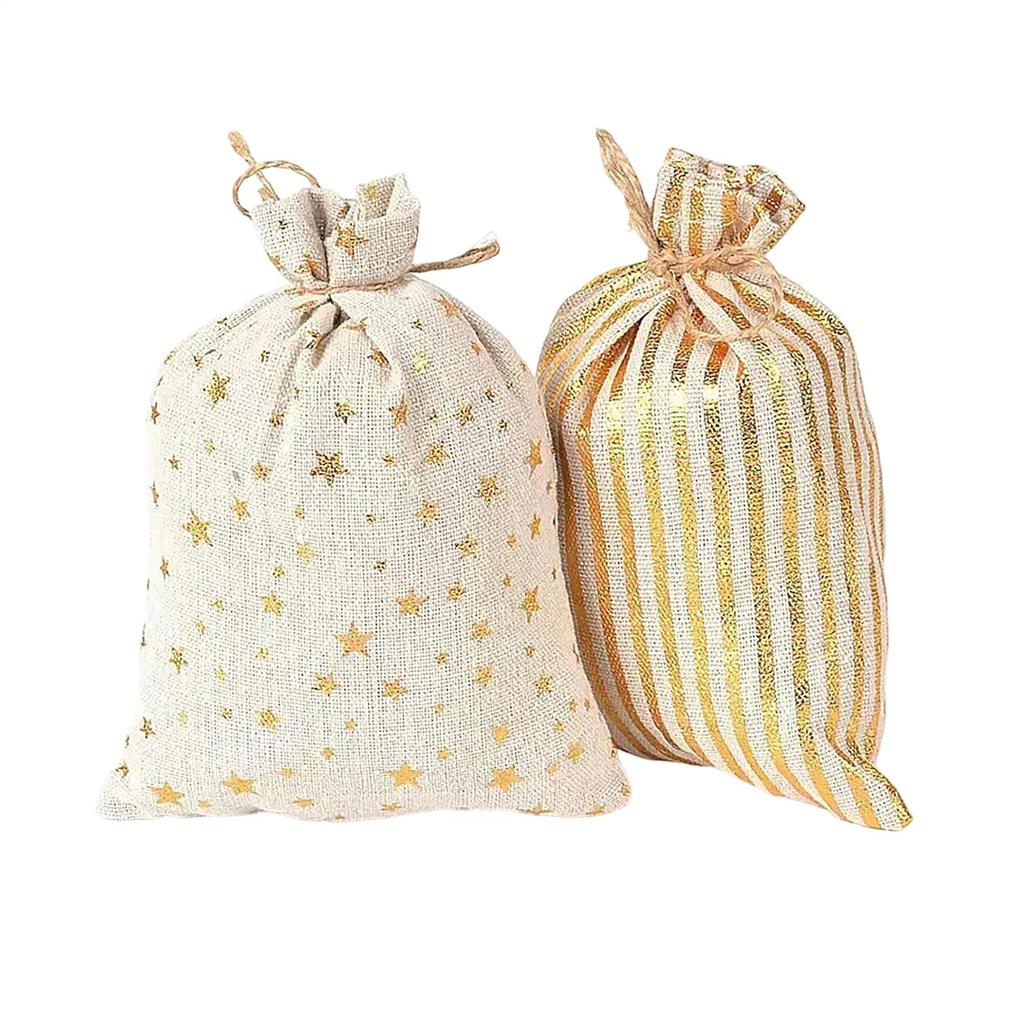 Christmas Bag Advent Numbered Festive 24 Days Countdown Calendar Treat Bags Christmas Party Favors For Adults Kids Lovers Family