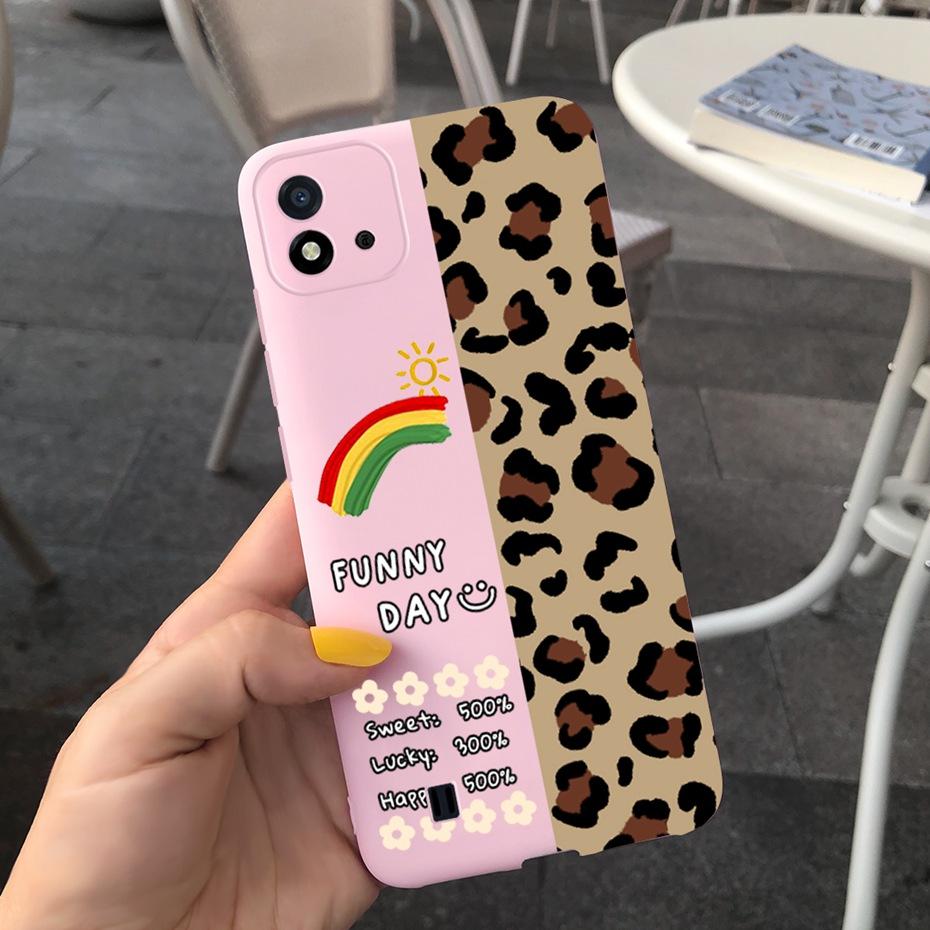 Lovely Pattern Phone Case For Realme C11 2021 C 11 2020 RMX2185 Macaroon Silicone Soft Cases Cover For Realme C11 (2021) RMX3231