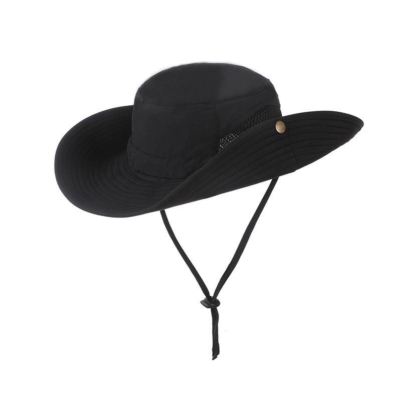 Men's Wide-Brim Sunshade Hat - Anti-UV, Outdoor, Summer, Mountaineering, and Fishing Hat