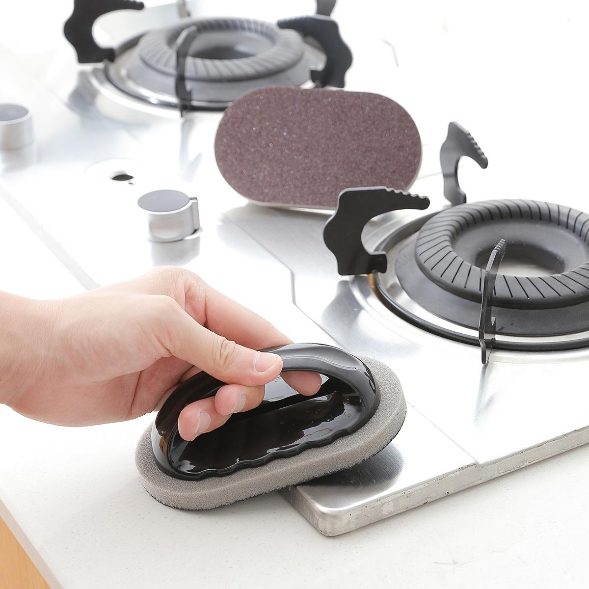 1 шт. Кухонная волшебная губка-щетка для сильного обеззараживания кастрюль — фото 5