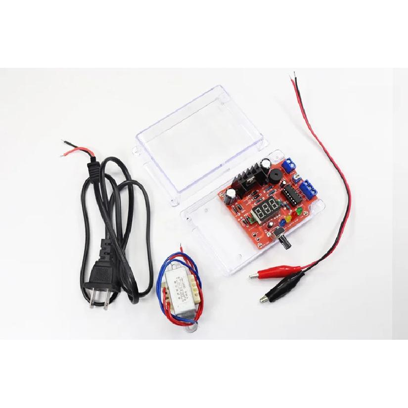 Electronic DIY LM317 Adjustable Voltage Regulated Kit DC Step-down Power Supply Making Parts With Case Soldering Assembly 220V