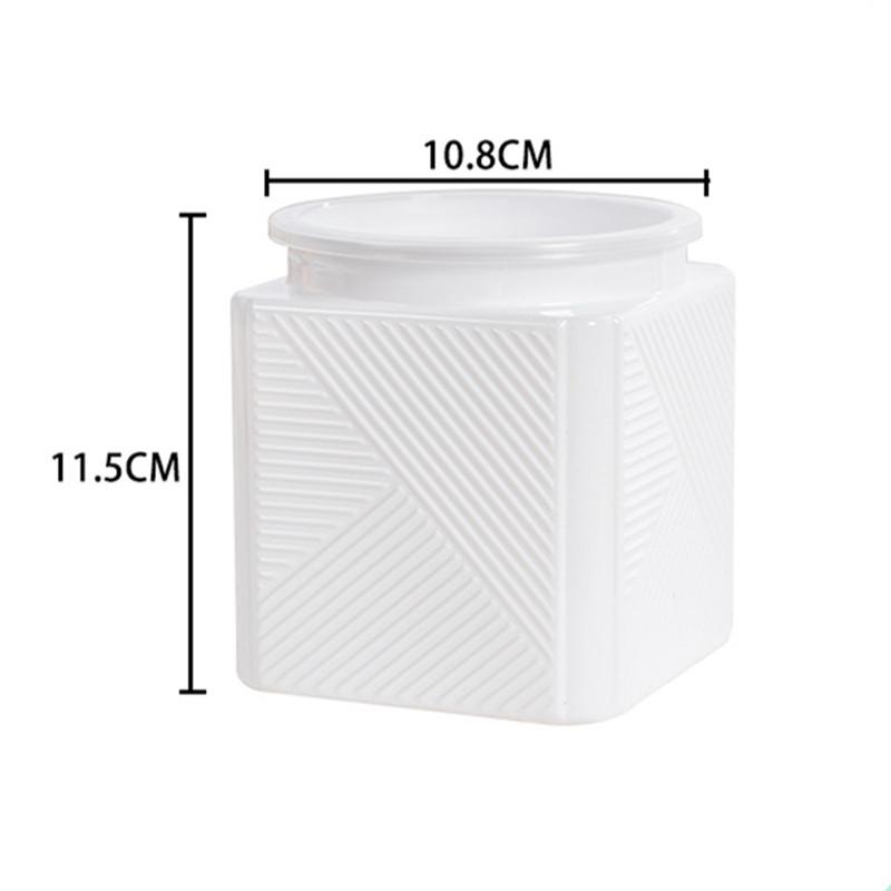 

Double Layer Plastic Flower Pot Hydroponic Home Vase Self Watering Flowerpot Cotton Rope Watering Plant Pot Succulent Plant Pots