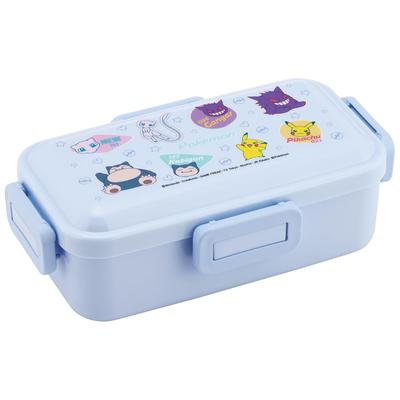 Skater Bento Box 530ml Antibacterial Fluffy Dome Lid For Women Made In Japan Pokemon Colorful Art PFLB6AG