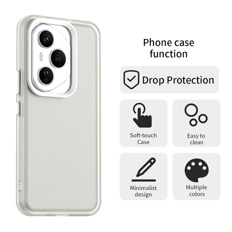 Frosted Case For Honor 400 Pro Cover Honor 400 Pro Funda Coque Matte Translucent PC Candy Color Phone Bumper Honor 400 Pro