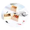 1:12 Miniature Wooden Tool Box Fairy Outdoor Garden Home Room Set Dollhouse Accessories Doll House Decoration