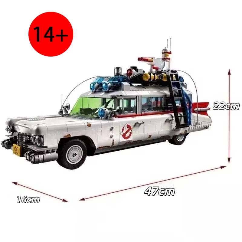 Classic Vintage Car Moc Building Blocks Model Diy Bricks Set Display Collection Toys For Kids Adults Halloween Christmas Gift